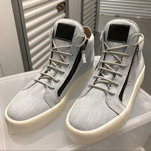 Guiseppe Zanotti hightail Denim sneakers